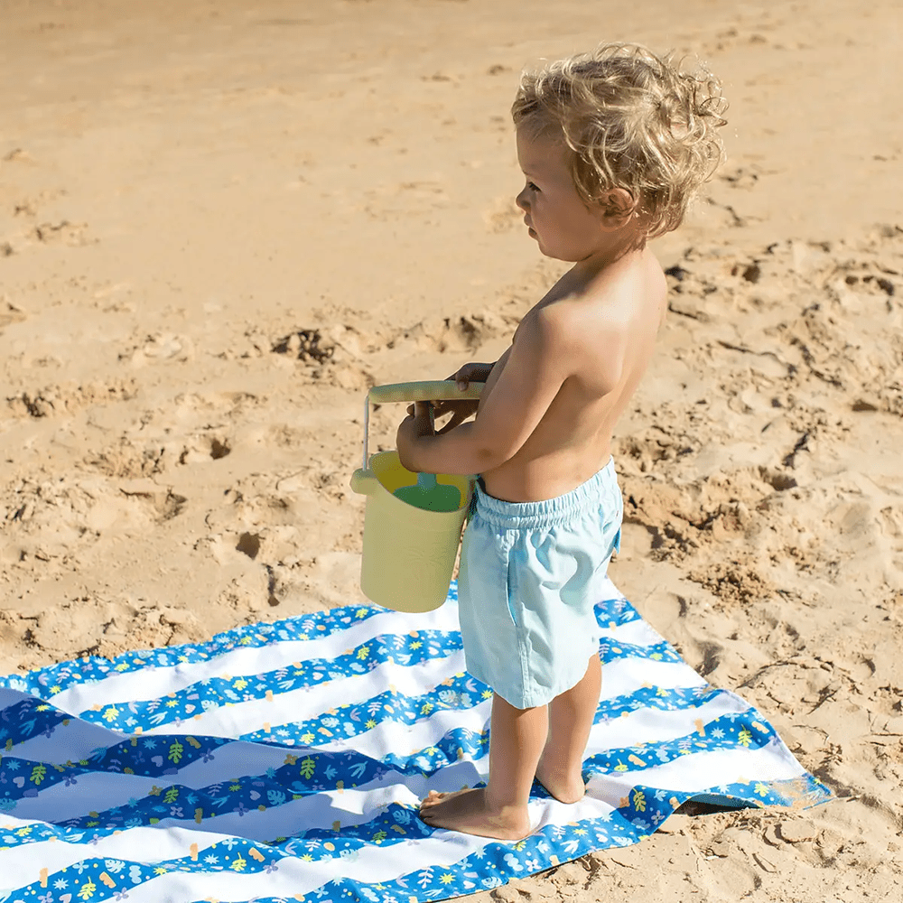 Kids Quick Dry Beach Towel, Reef - 2 Size Options, Shopsweetluluss