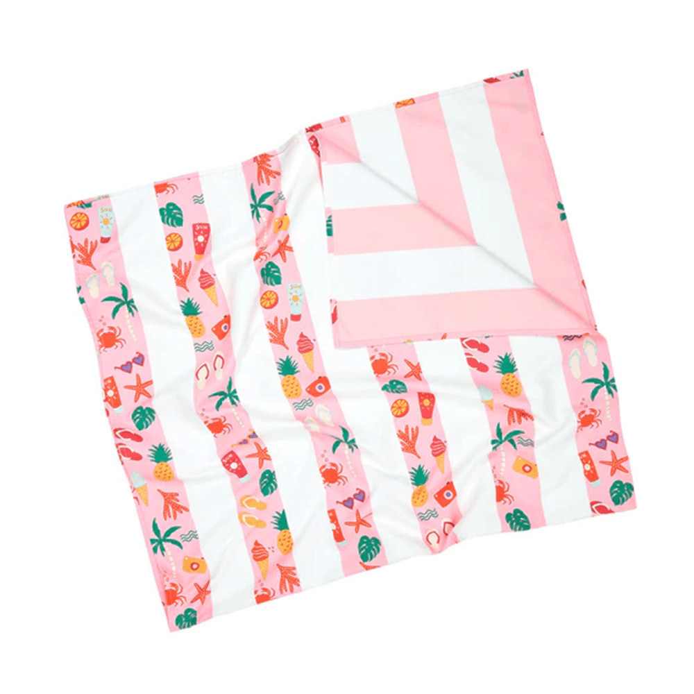 Kids Quick Dry Beach Towel, Vacay Vibes - 2 Size Options, Shopsweetluluss