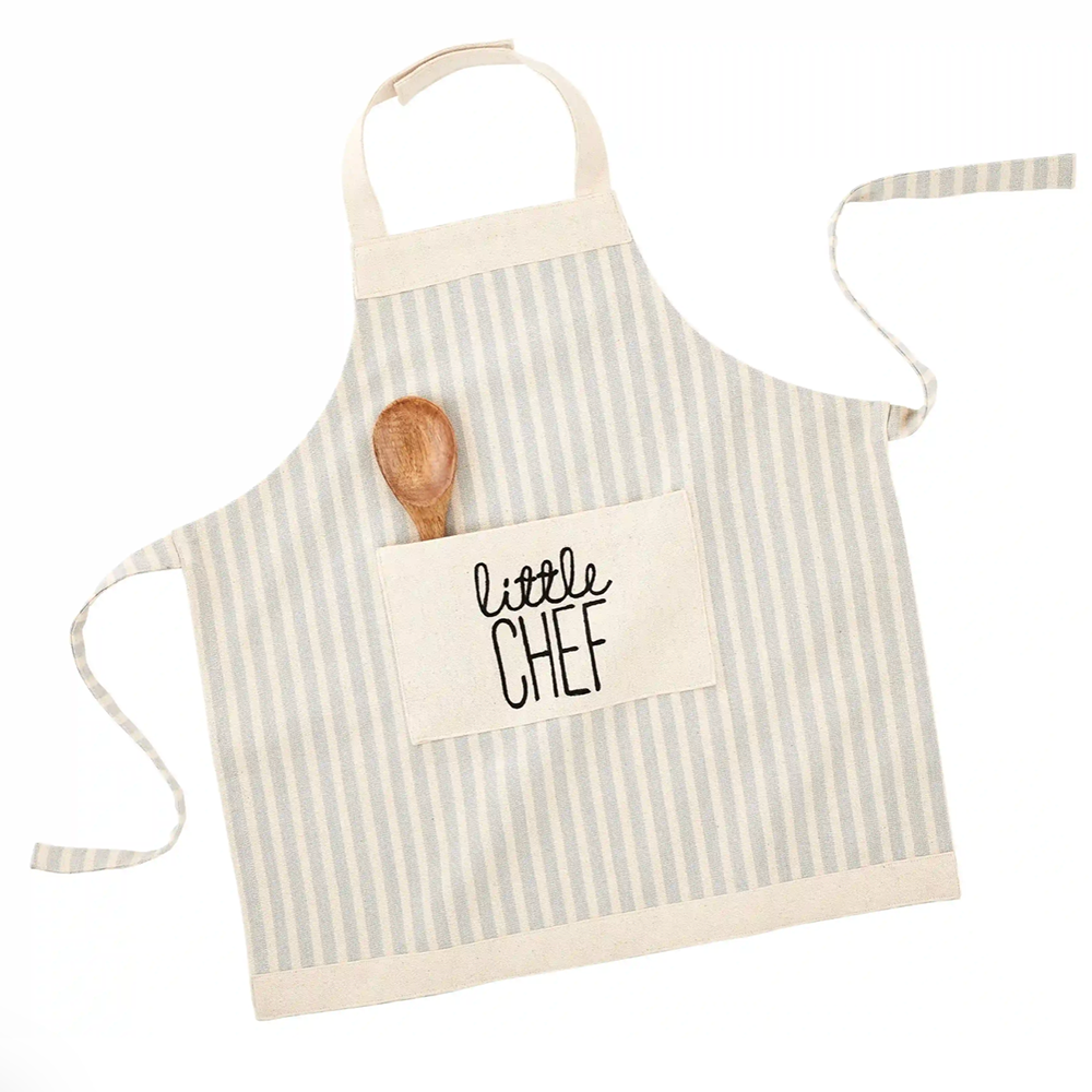 Kids Striped Apron & Spoon Set - 2 Color Options, Shopsweetluluss