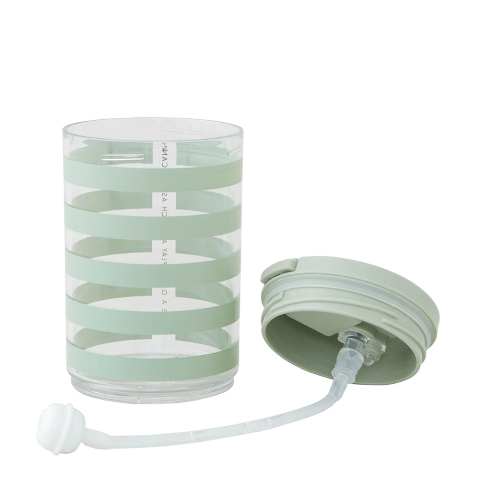 Kids Travel Cup - Mint Stripes, Shopsweetluluss