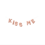 Kiss Me Wool Felt Garland, Shopsweetluluss
