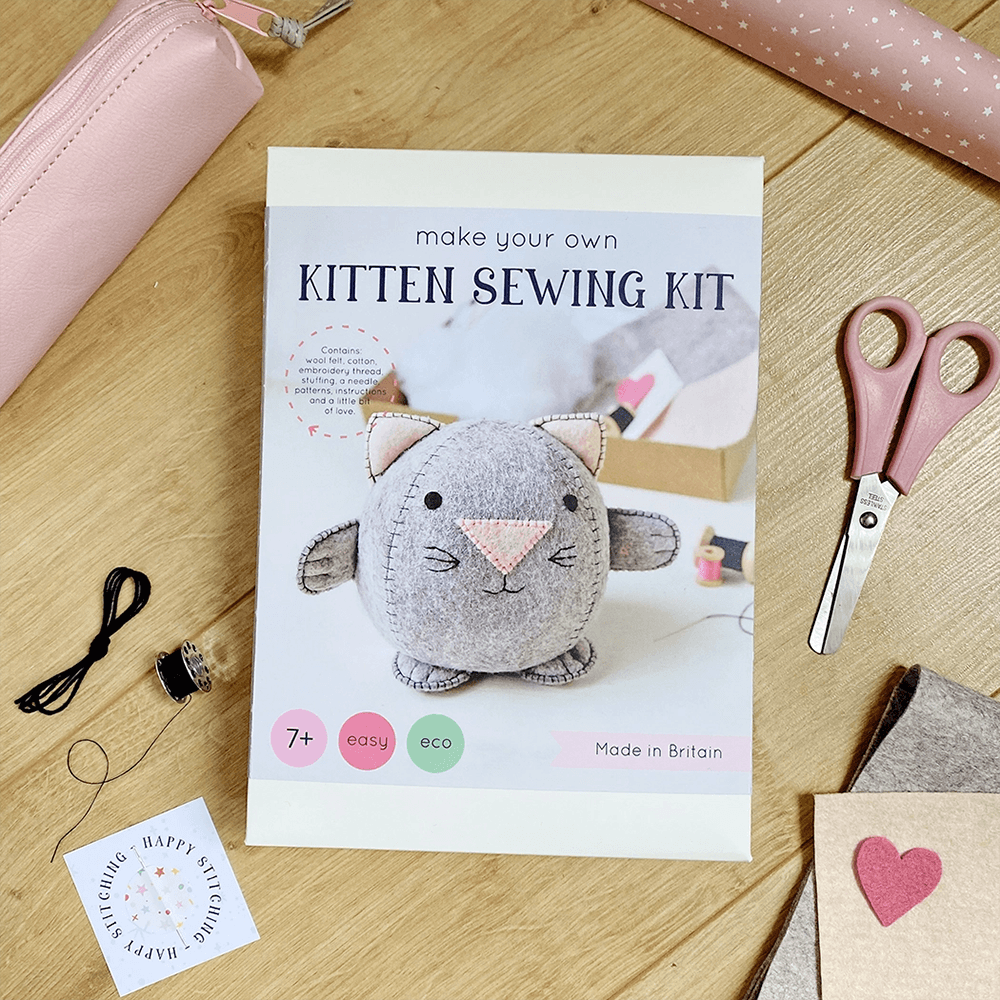 Kitten Felt Craft Kit, Shopsweetluluss