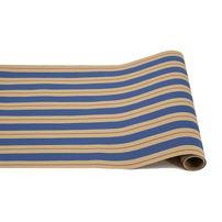 Kraft Navy & Red Awning Stripe Table Runner, Shopsweetluluss