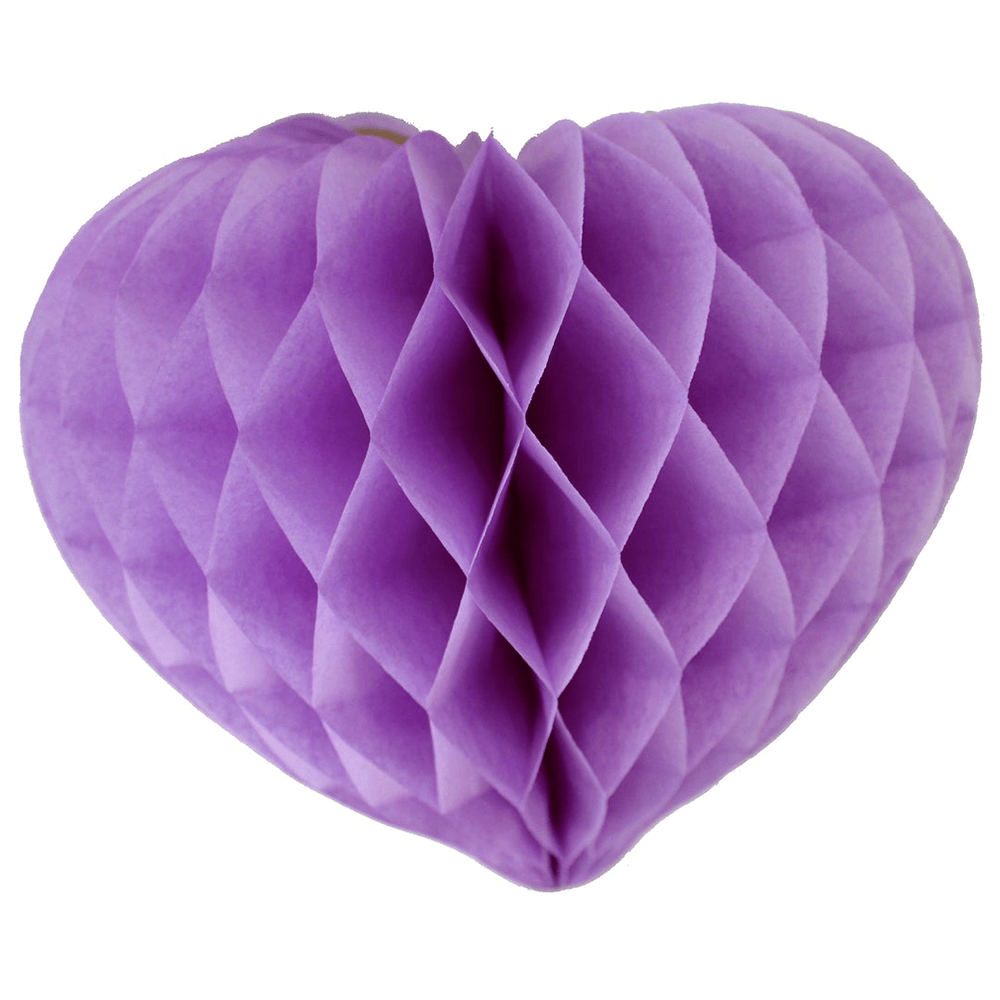 Large Honeycomb Heart, 12" - Lavender, Shopsweetluluss
