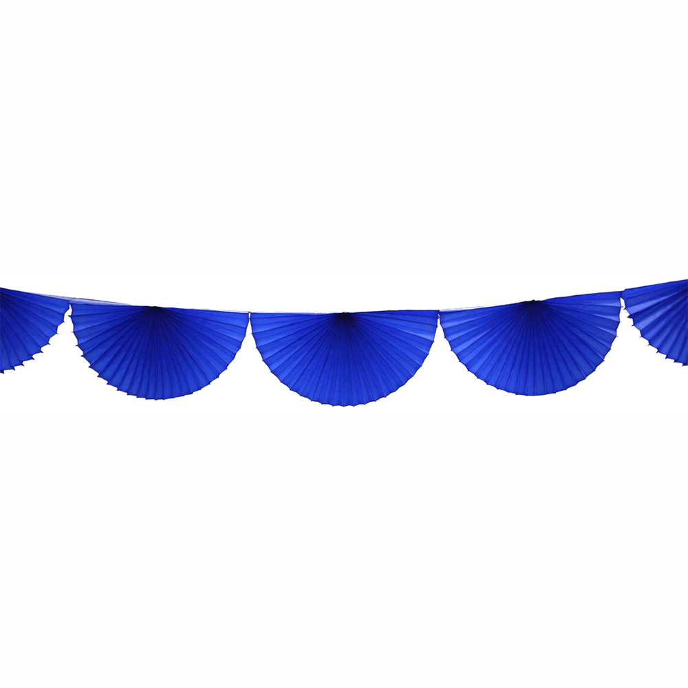 Large Tissue Bunting Garland - Dark Blue, Shopsweetluluss