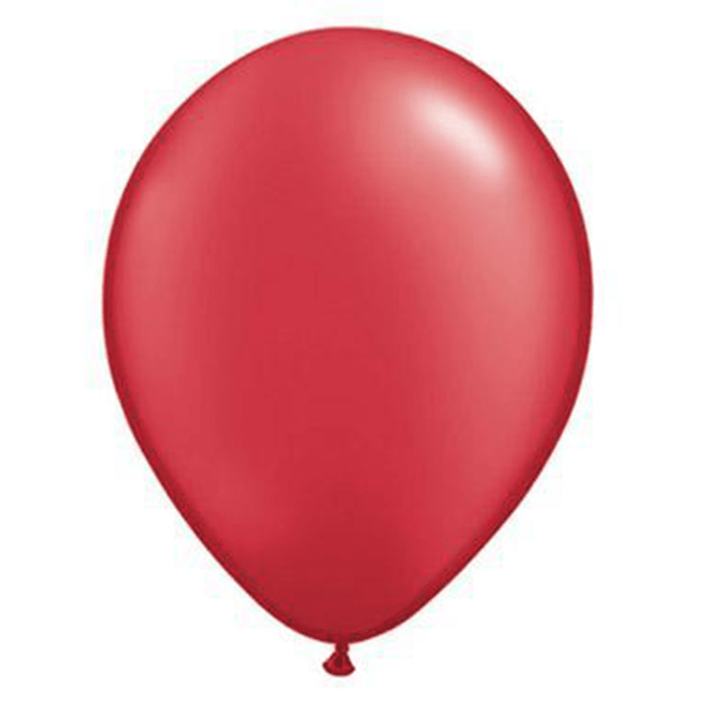 Latex Balloon, Ruby Red, Shopsweetluluss