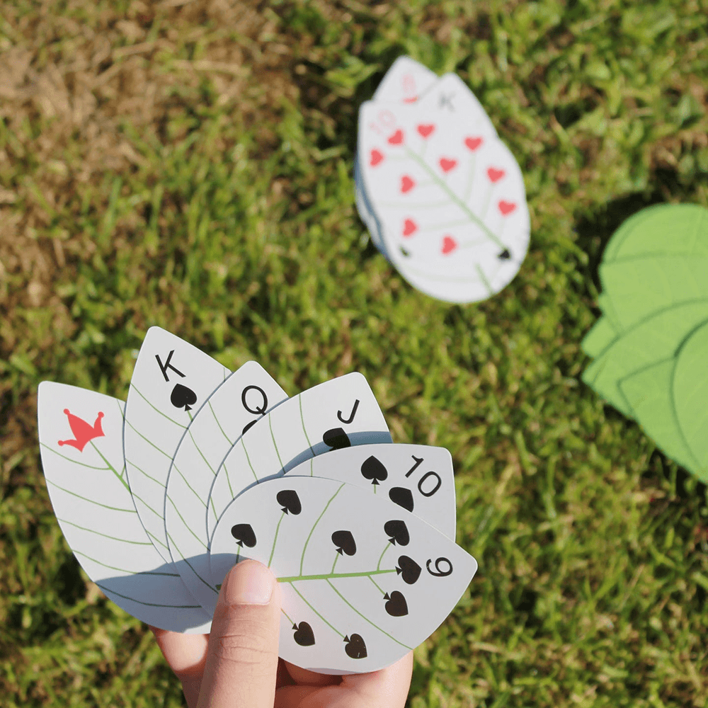 Leaf Playing Cards, Shopsweetluluss