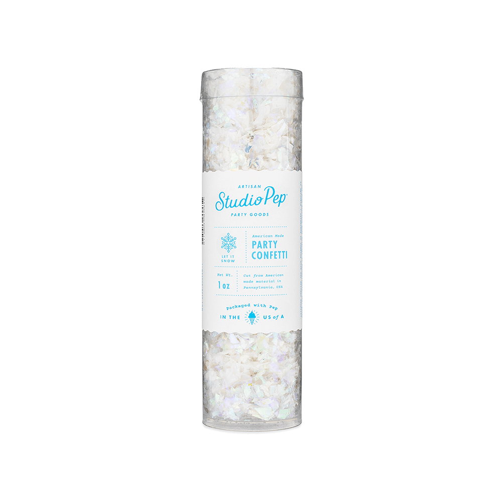 Let it Snow Confetti Tube, Shopsweetluluss