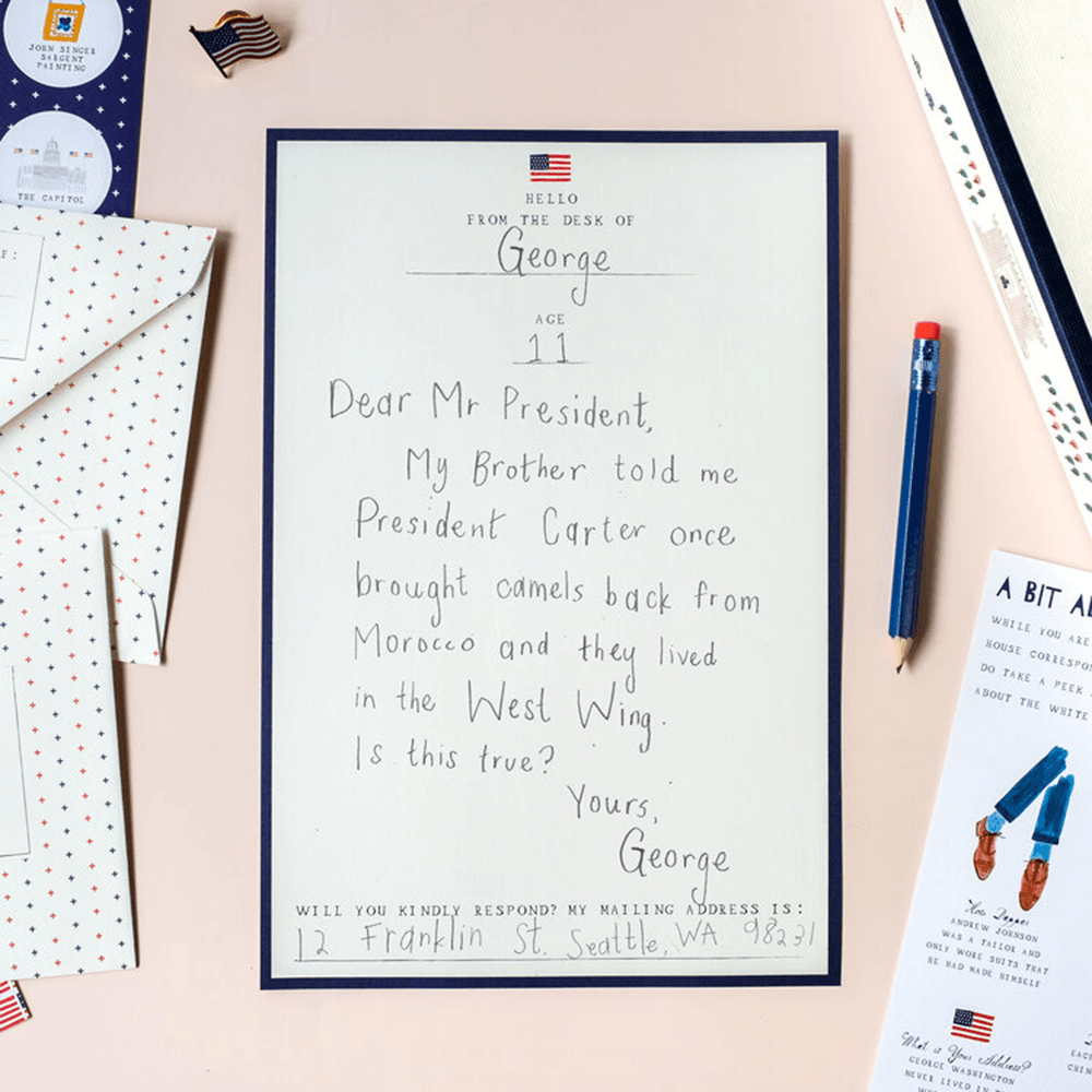 Letters to the White House Kit, Shopsweetluluss