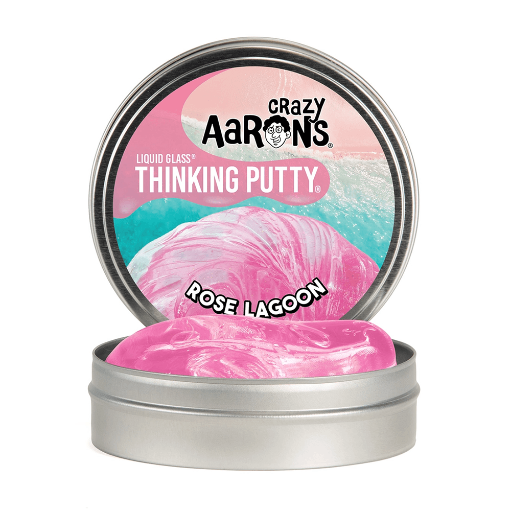 Liquid Glass Thinking Putty - Rose Lagoon, Shopsweetluluss