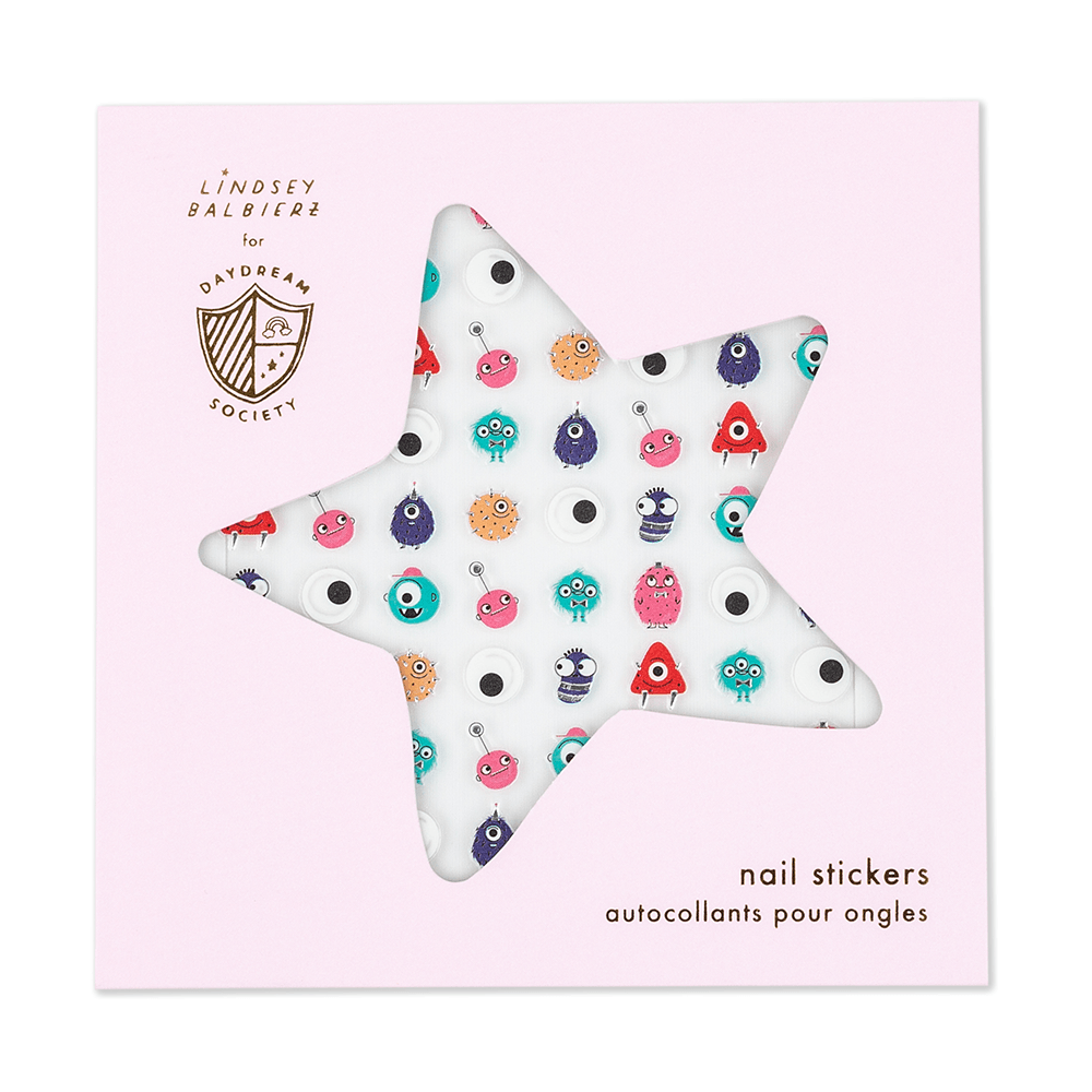 Little Monsters Nail Stickers, Shopsweetluluss