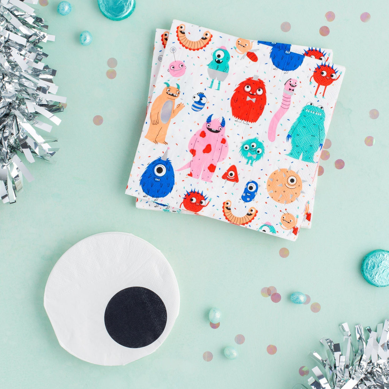 Little Monsters Petite Napkins, Shopsweetluluss