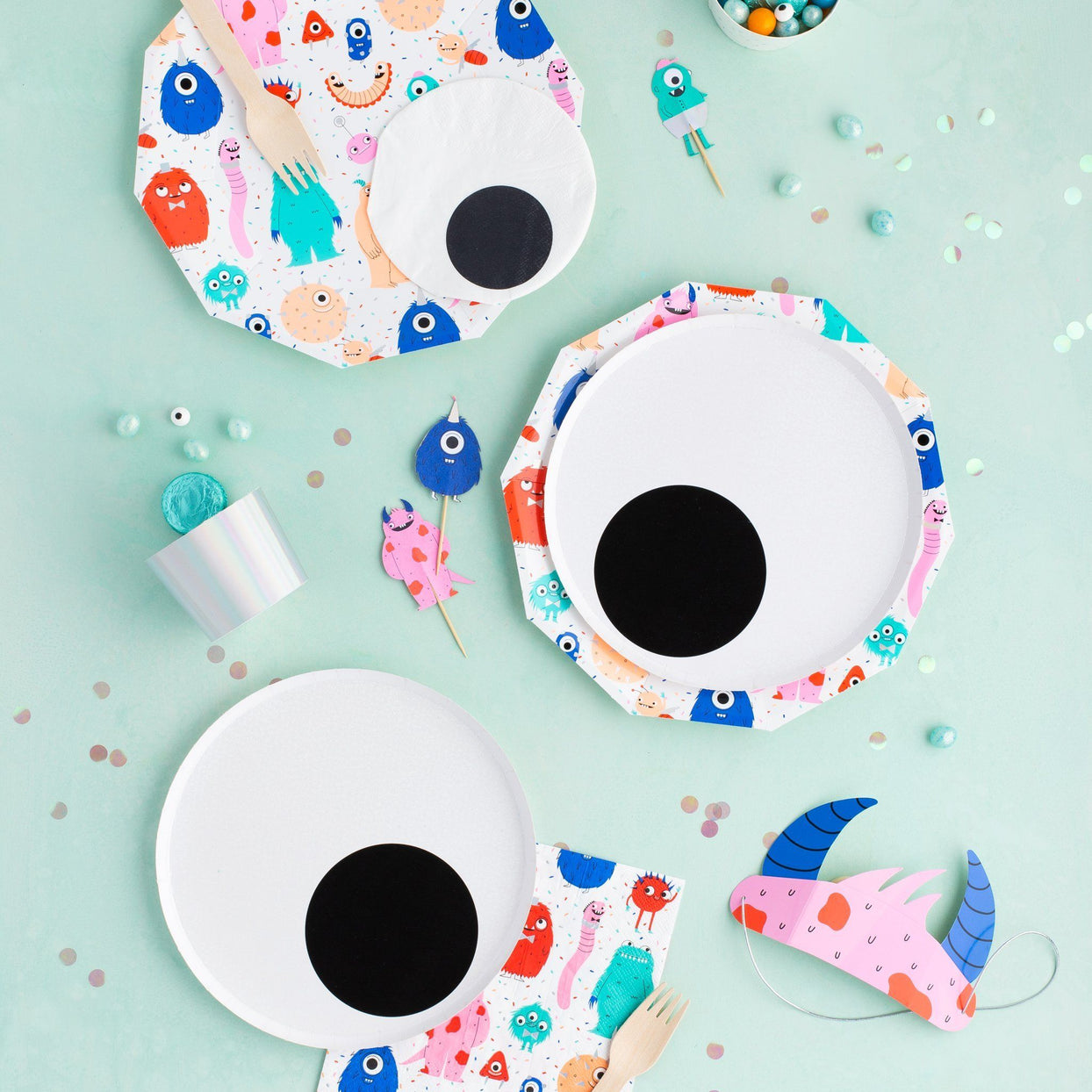 Little Monsters Large Plates, Shopsweetluluss