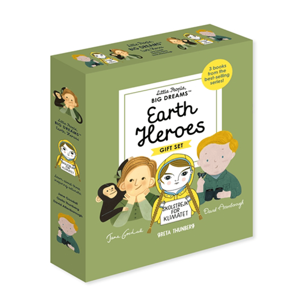 Little People, Big Dreams: Earth Heroes Gift Set, Shopsweetluluss