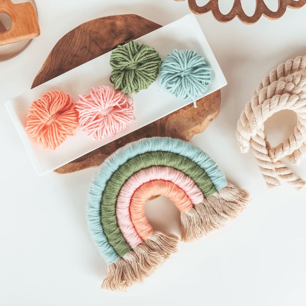 Little Rainbow Macramé Kit - Succulent, Shopsweetluluss