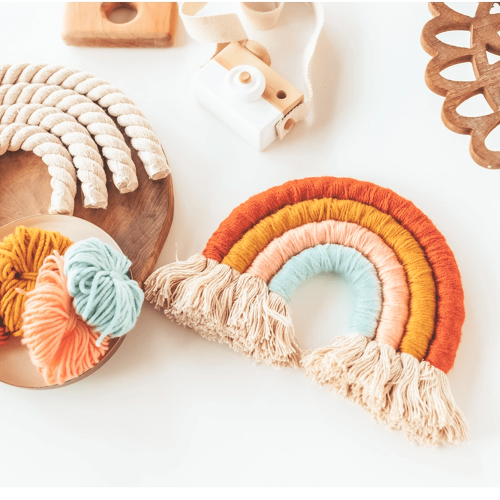 Little Rainbow Macramé Kit - Thrift Shop, Shopsweetluluss