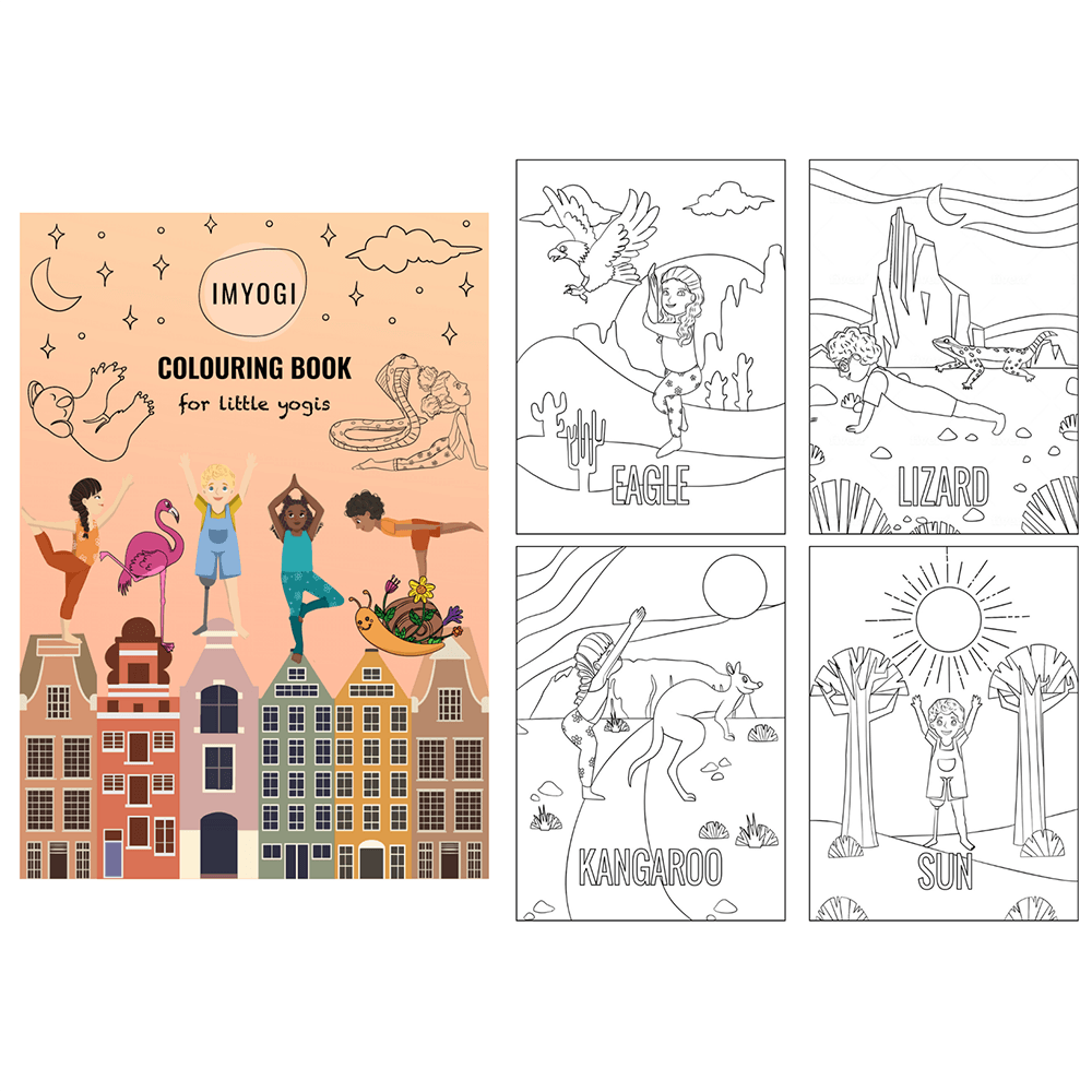 Little Yogi Coloring Book, Shopsweetluluss