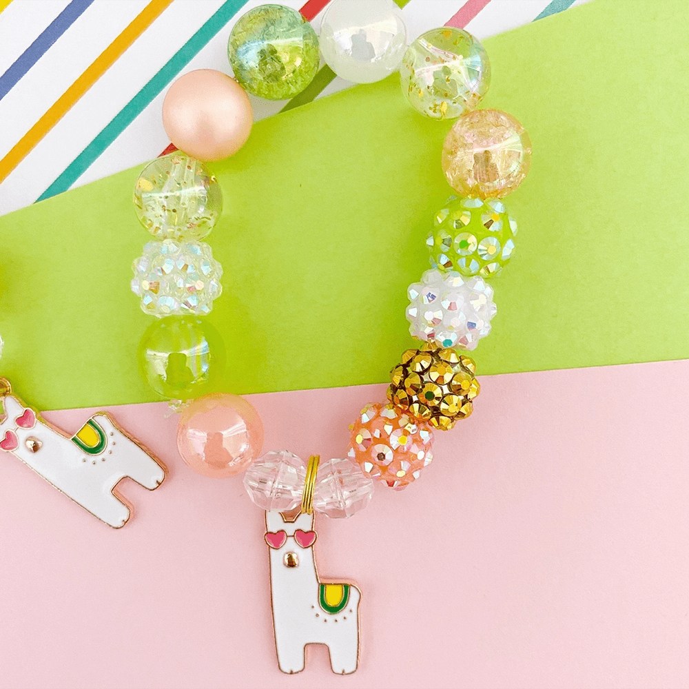 Llama Charm Bracelet - 3 Size Options, Shopsweetluluss