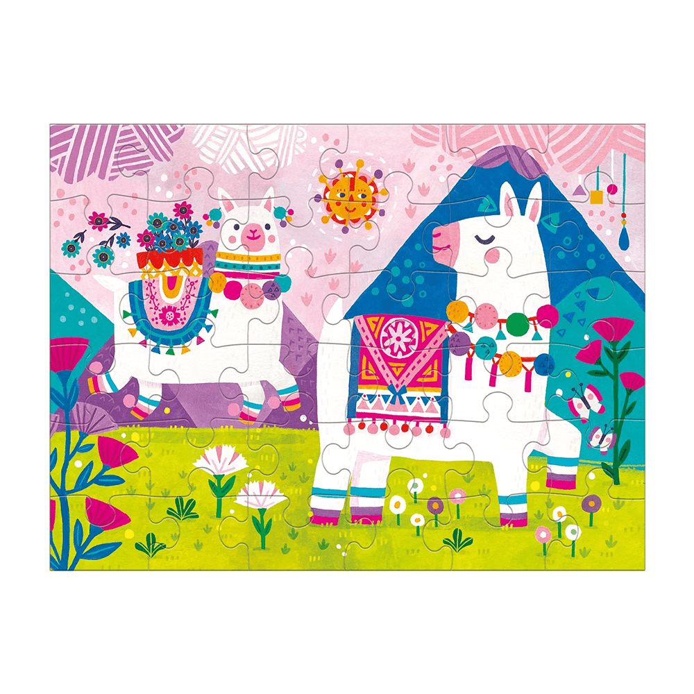 Llama Land Travel Puzzle, Shopsweetluluss