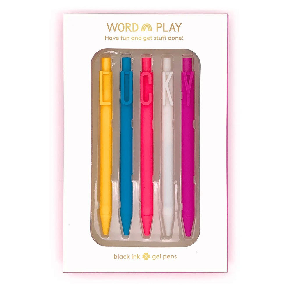 Lucky - Word Play Pen Set, Shopsweetluluss