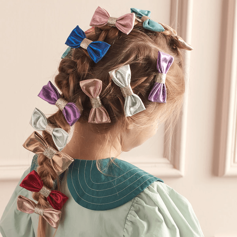 Lurex Hair Bows, Shopsweetluluss