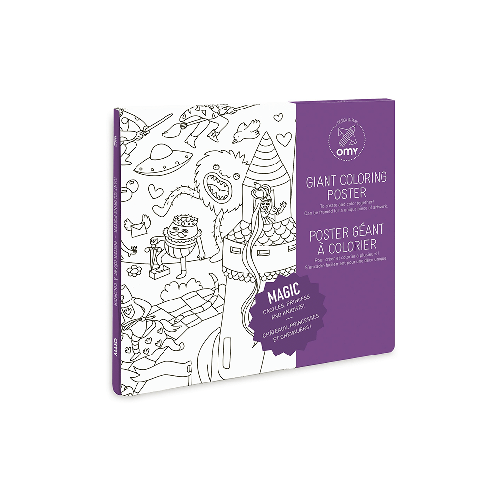 Magic Folded Coloring Posters, Shopsweetluluss