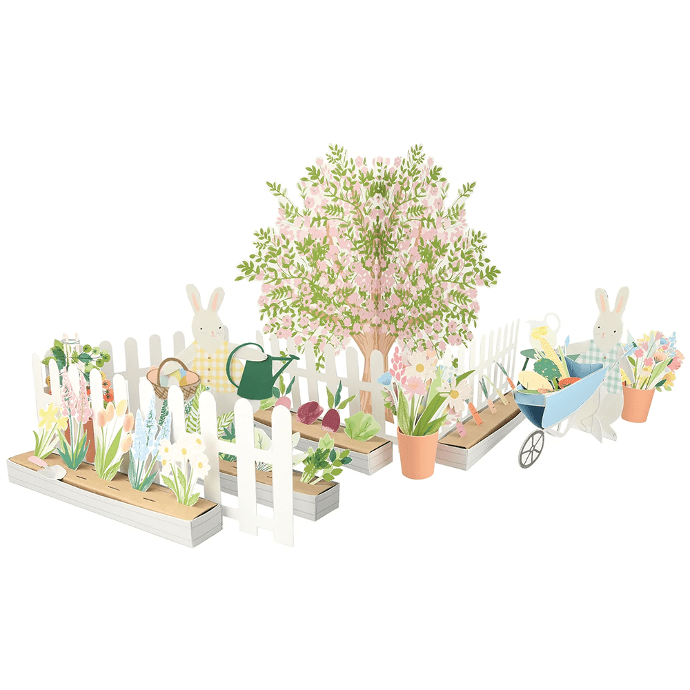 Meri Meri Bunny Paper Play Garden, Shopsweetluluss