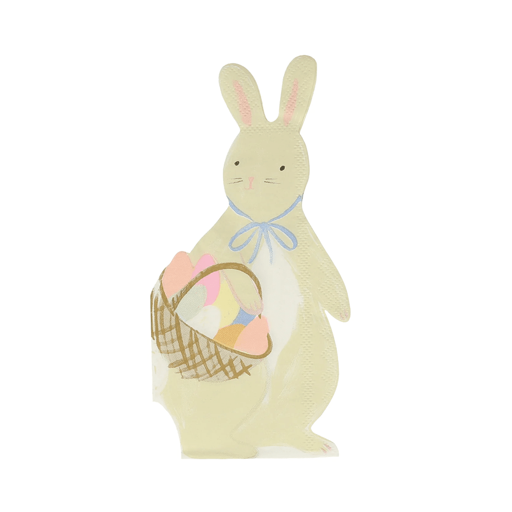 Meri Meri Bunny with Basket Napkins, Shopsweetluluss