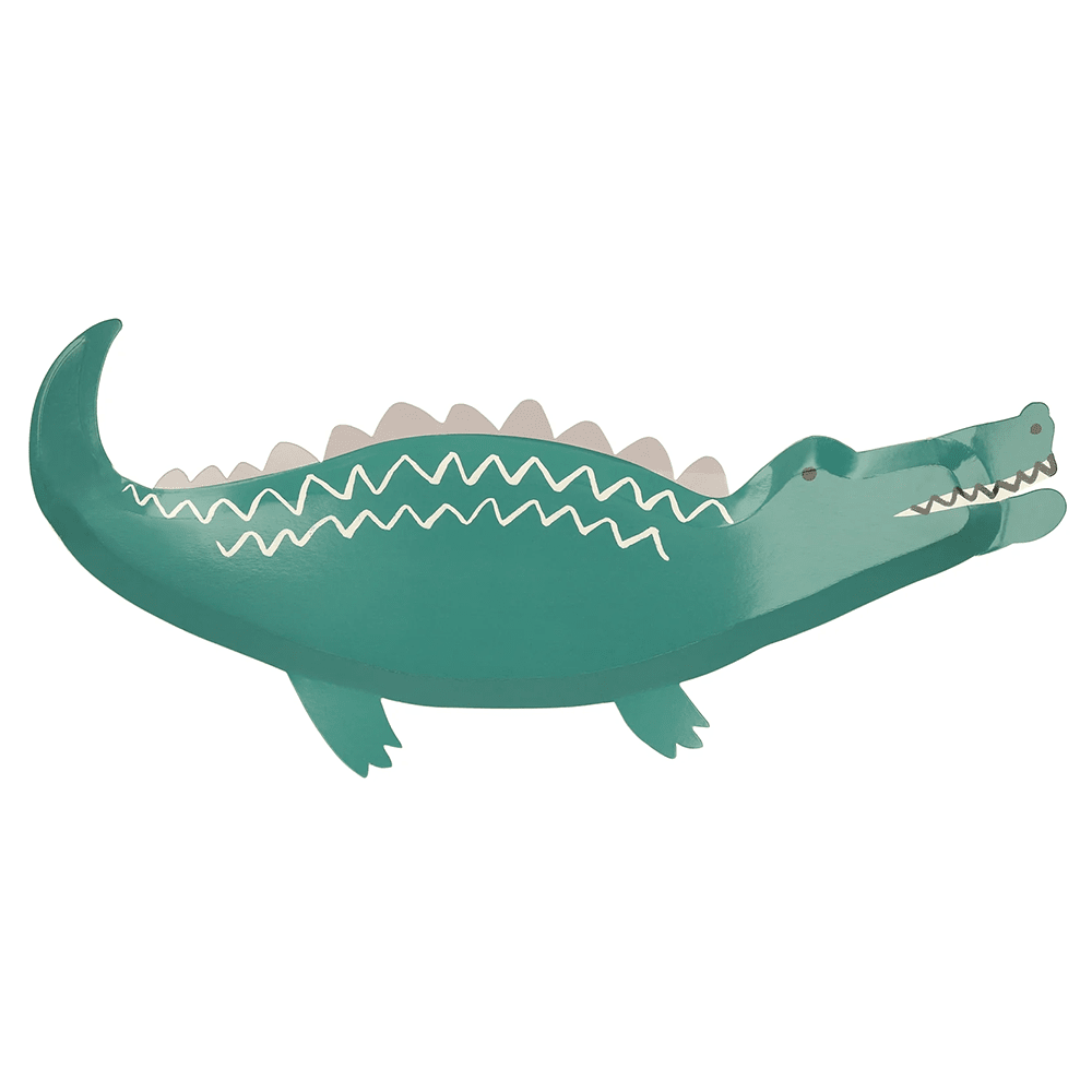 Meri Meri Crocodile Plates, Shopsweetluluss