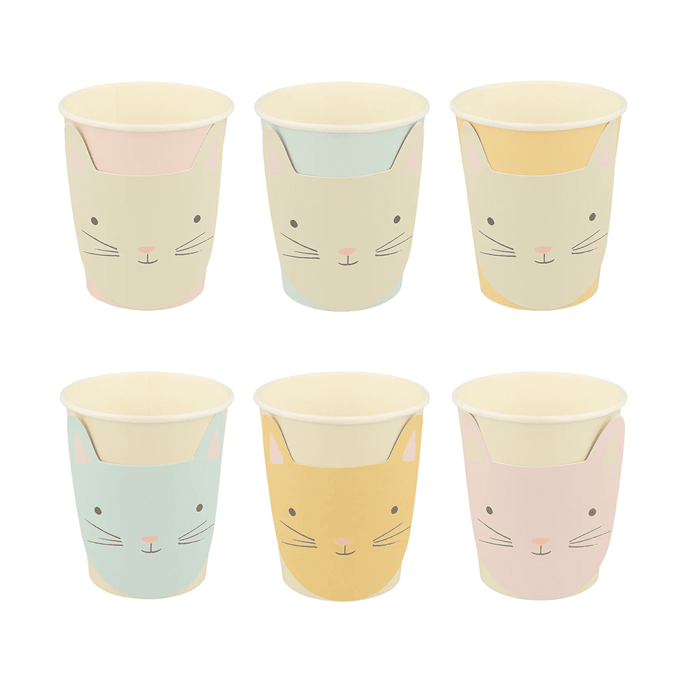 Meri Meri Cute Kitten Cup Set, Shopsweetluluss