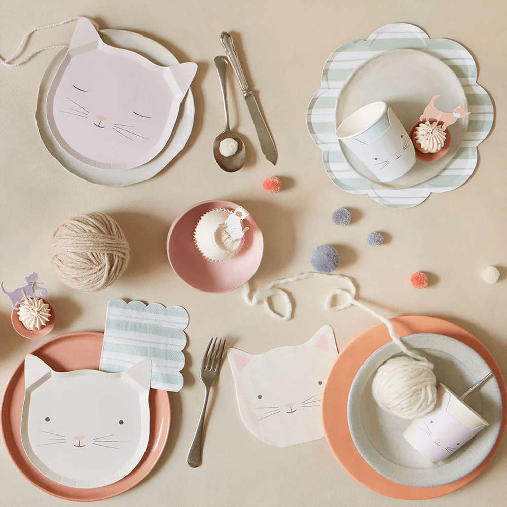 Meri Meri Cute Kitten Cup Set, Shopsweetluluss