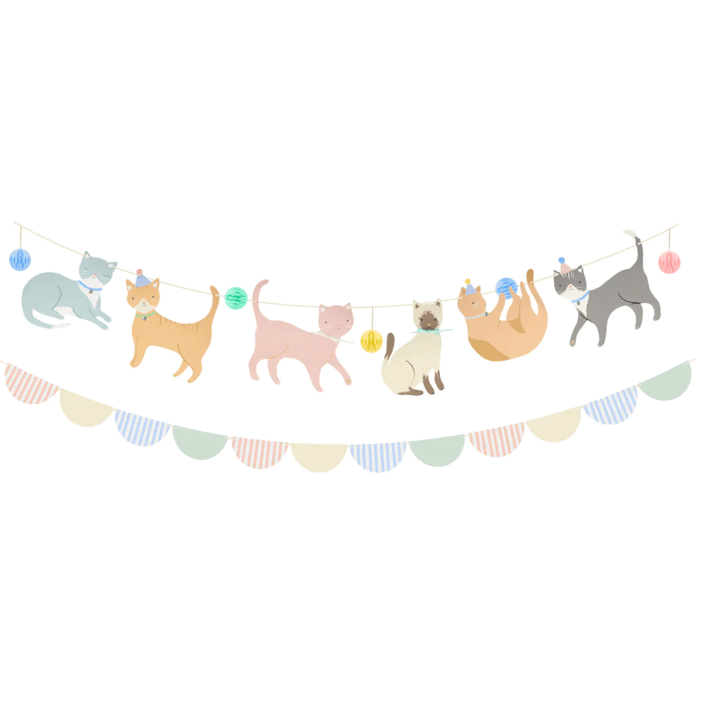 Meri Meri Cute Kitten Garland, Shopsweetluluss