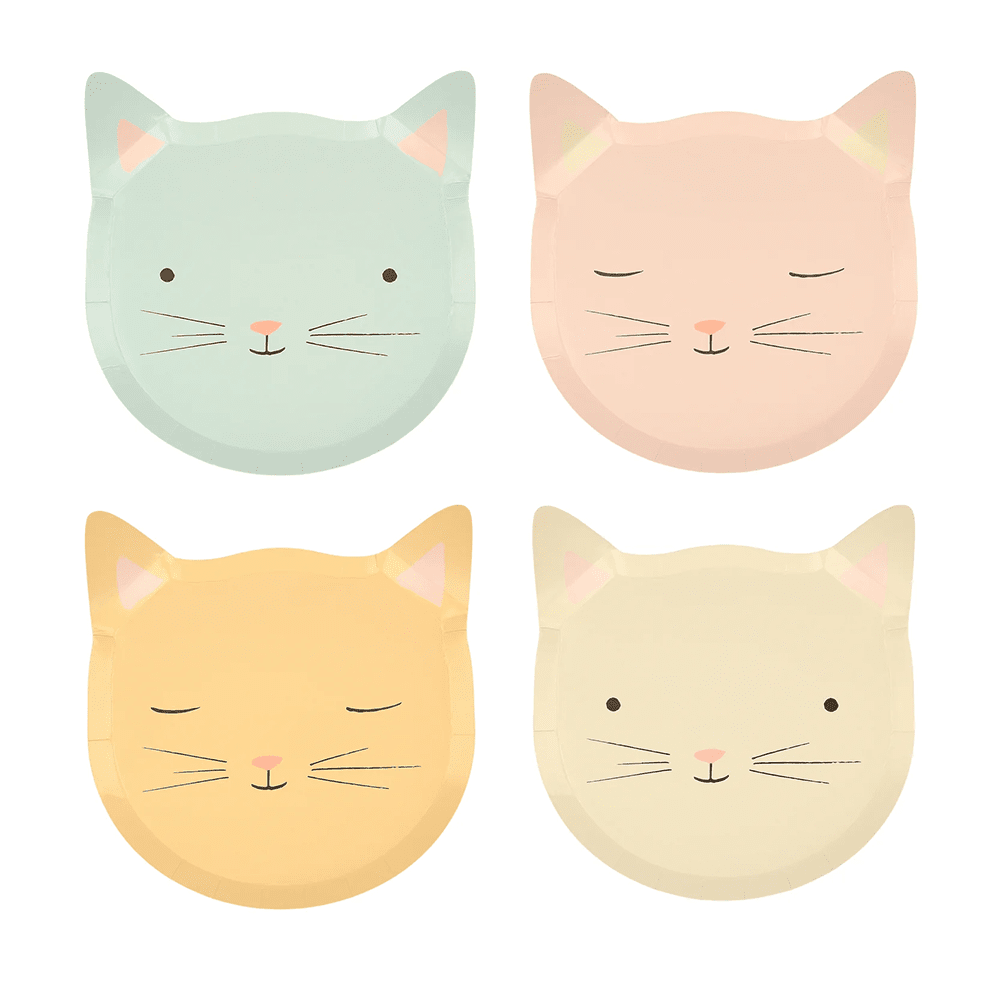 Meri Meri Cute Kitten Plates, Shopsweetluluss