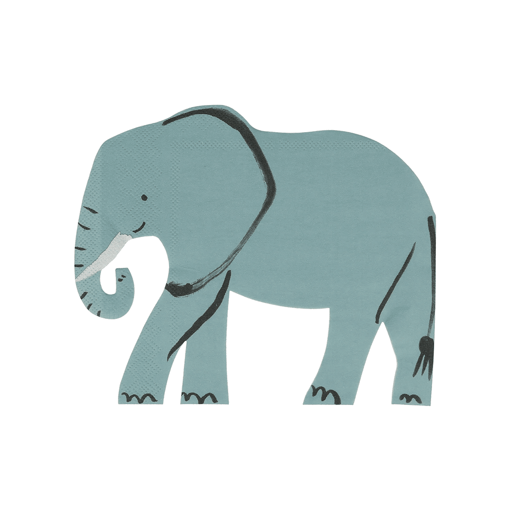 Meri Meri Elephant Napkins, Shopsweetluluss
