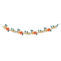 Meri Meri Felt Flower Garland, Shopsweetluluss