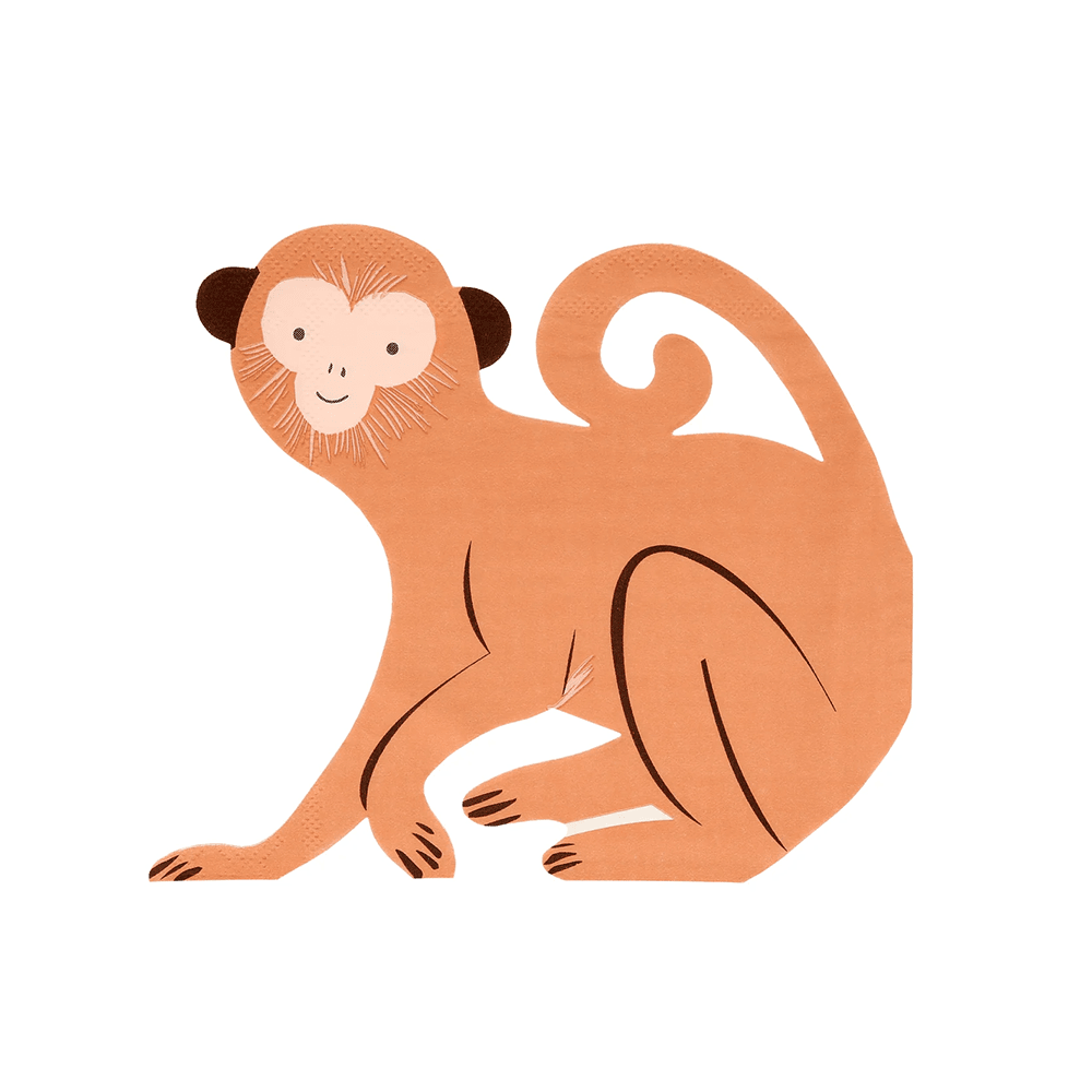 Meri Meri Monkey Napkins, Shopsweetluluss