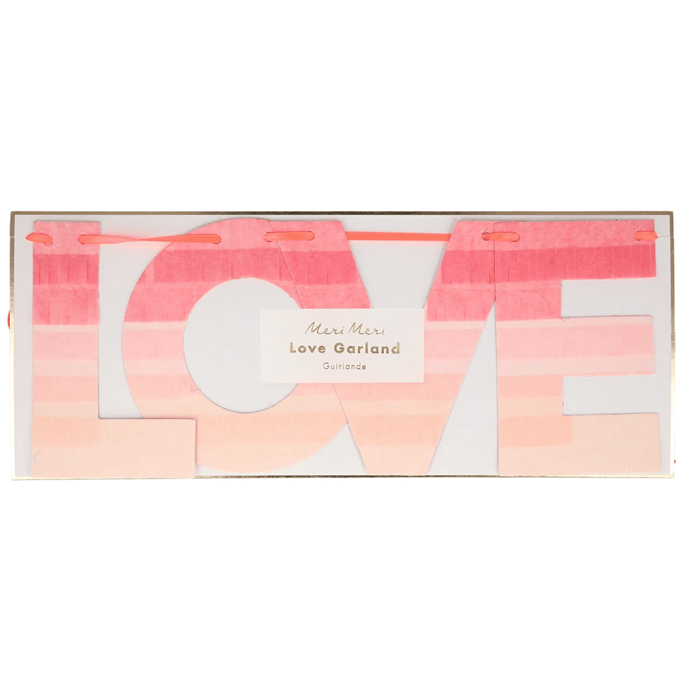 Meri Meri Ombre Love Garland, Shopsweetluluss
