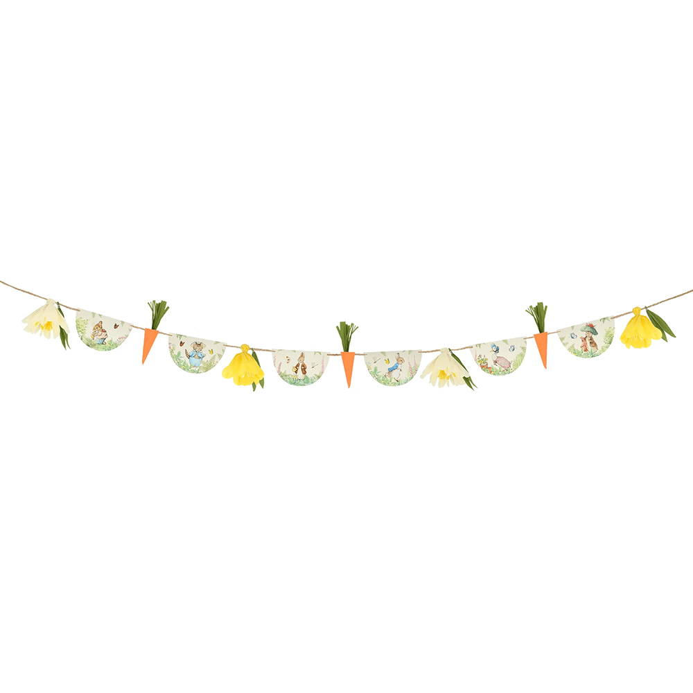Meri Meri Peter Rabbit in the Garden Garland, Shopsweetluluss