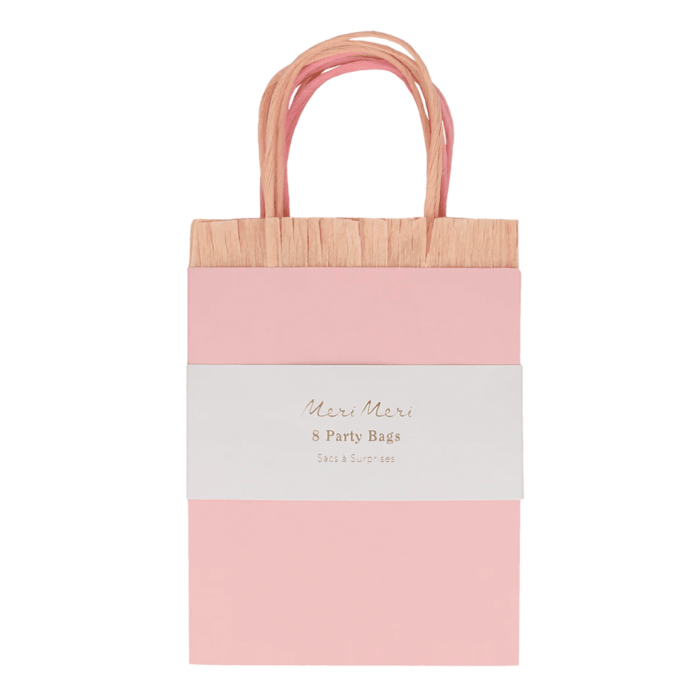 Meri Meri Pink Fringe Party Bags, Shopsweetluluss
