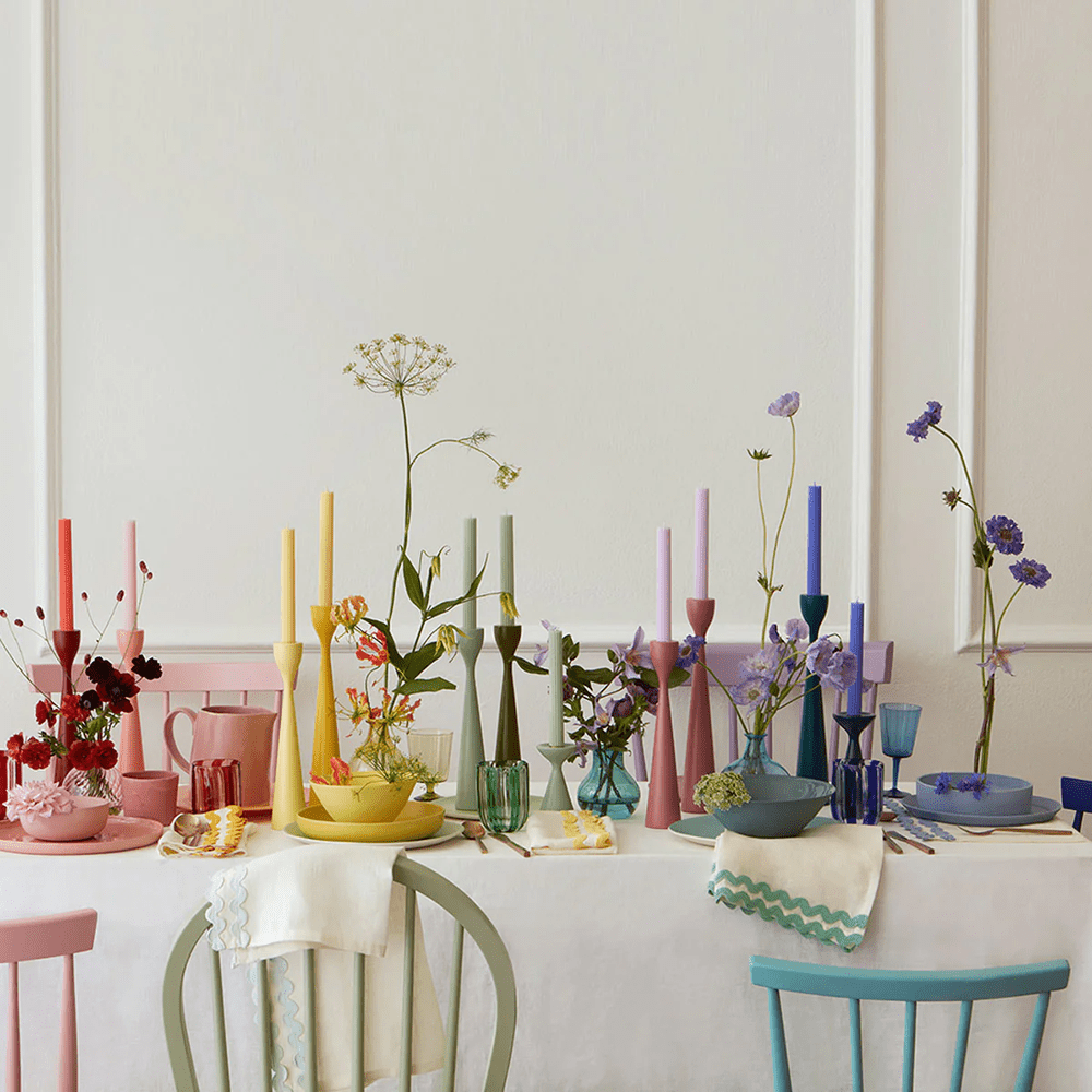 Meri Meri Rainbow Table Candles, Shopsweetluluss