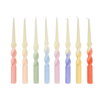 Meri Meri Rainbow Twisted Table Candles, Shopsweetluluss