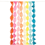 Meri Meri Rainbow Twisty Fringe Backdrop, Shopsweetluluss