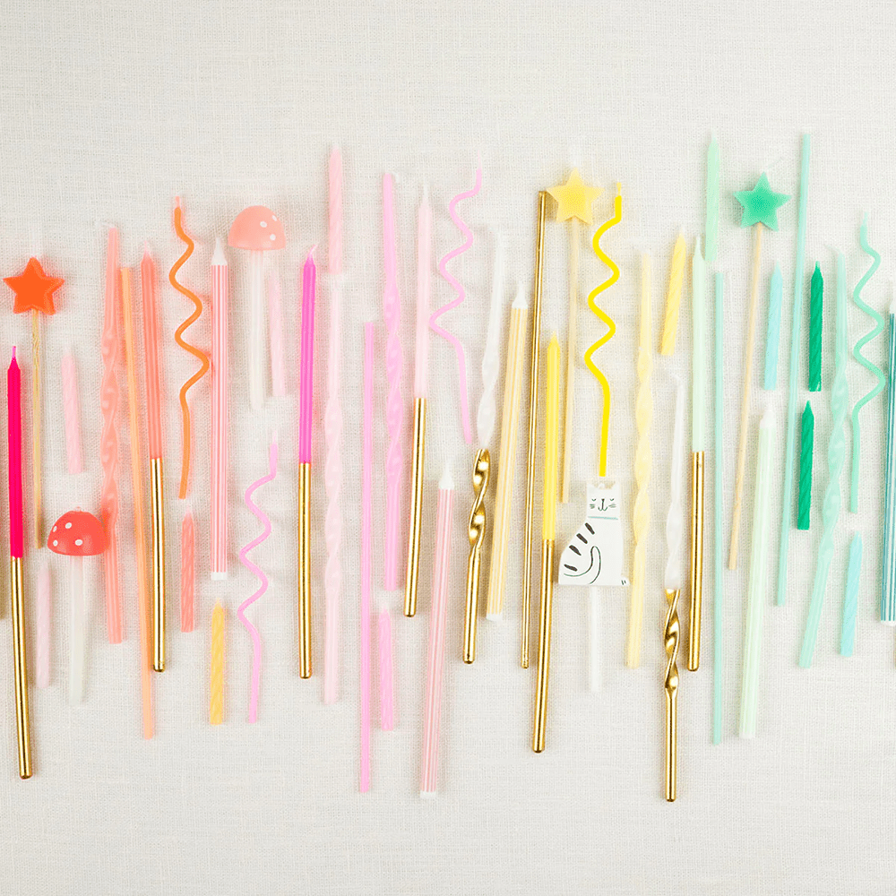 Meri Meri Super Skinny Mixed Candles
