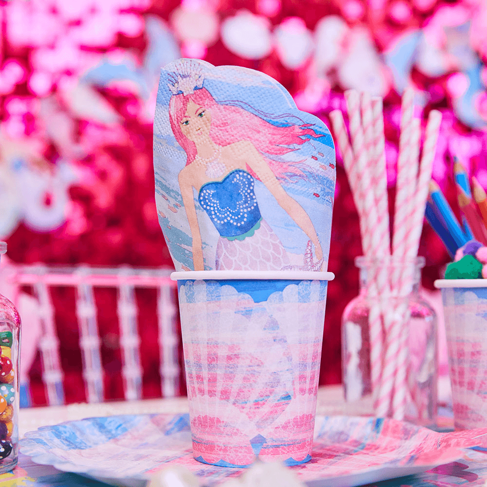 Mermaid Party Napkins, Shopsweetluluss