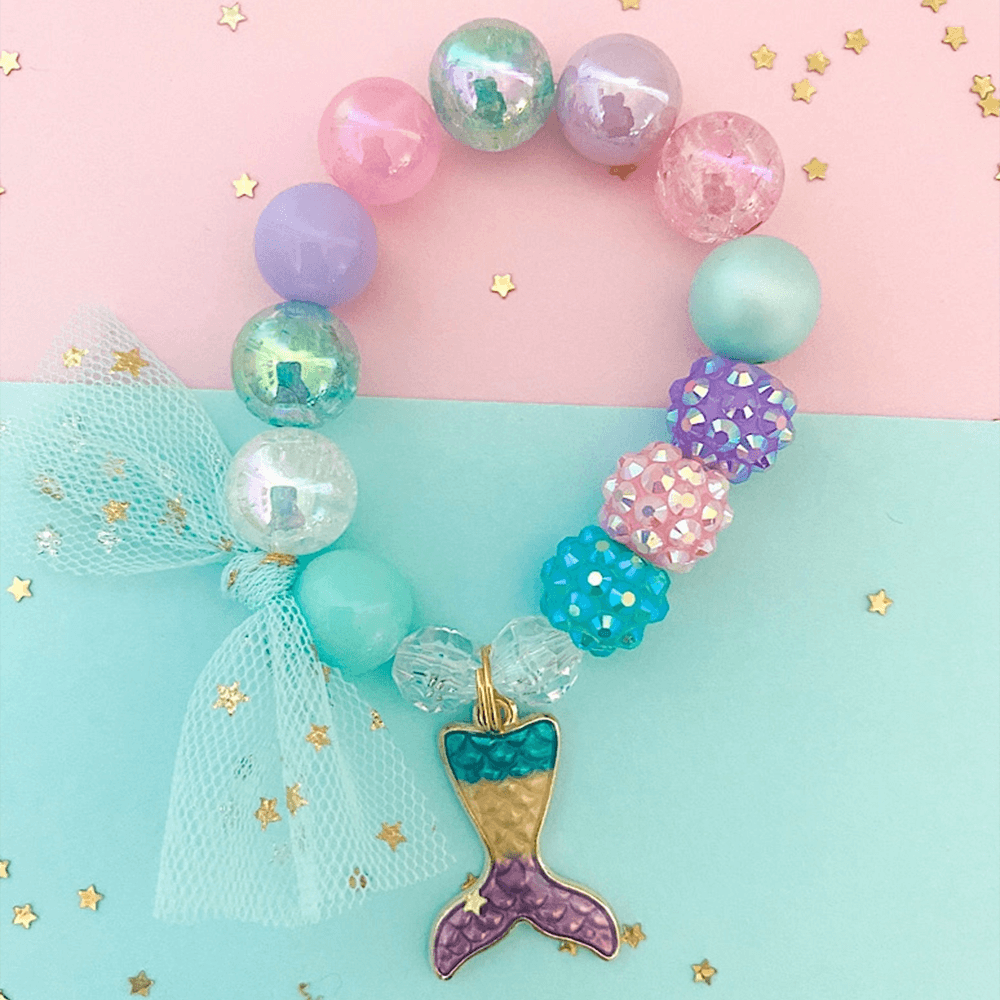Mermaid Tail Charm Bracelet - 3 Size Options, Shopsweetluluss