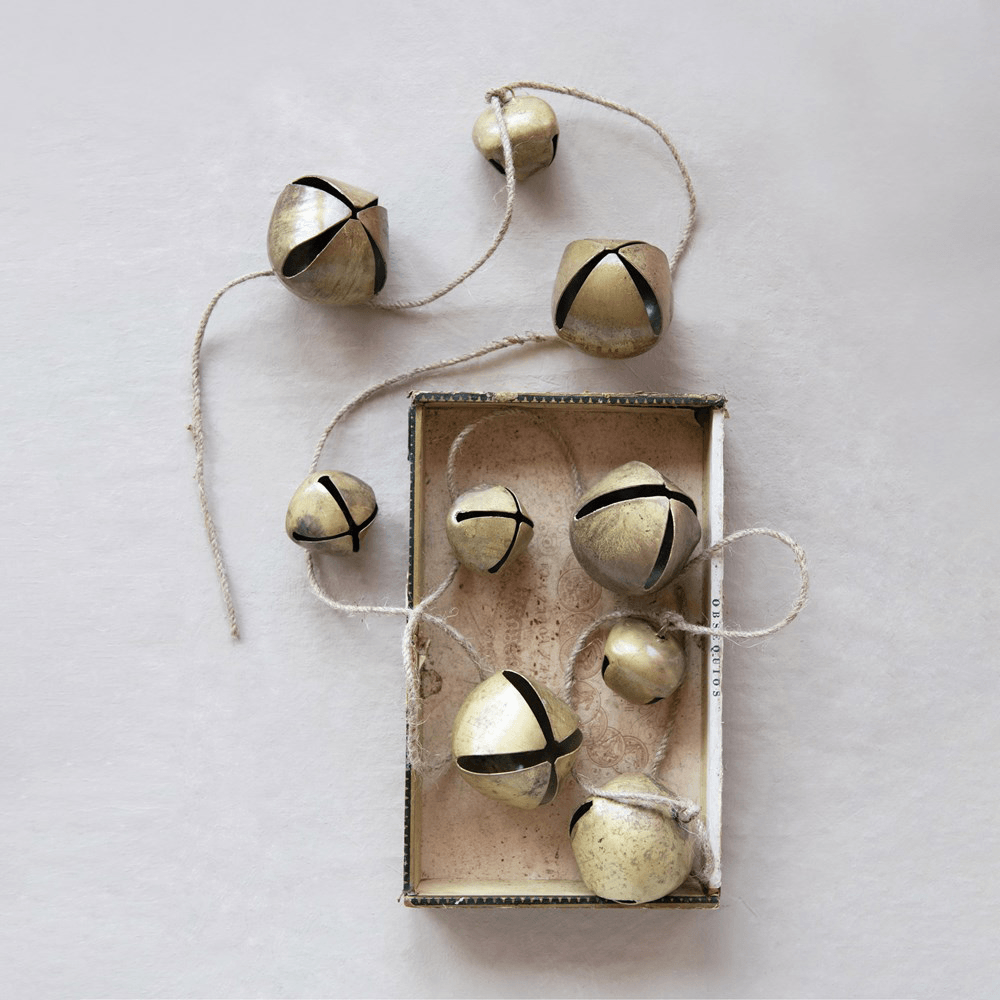 Metal Jingle Bell Garland, Shopsweetluluss