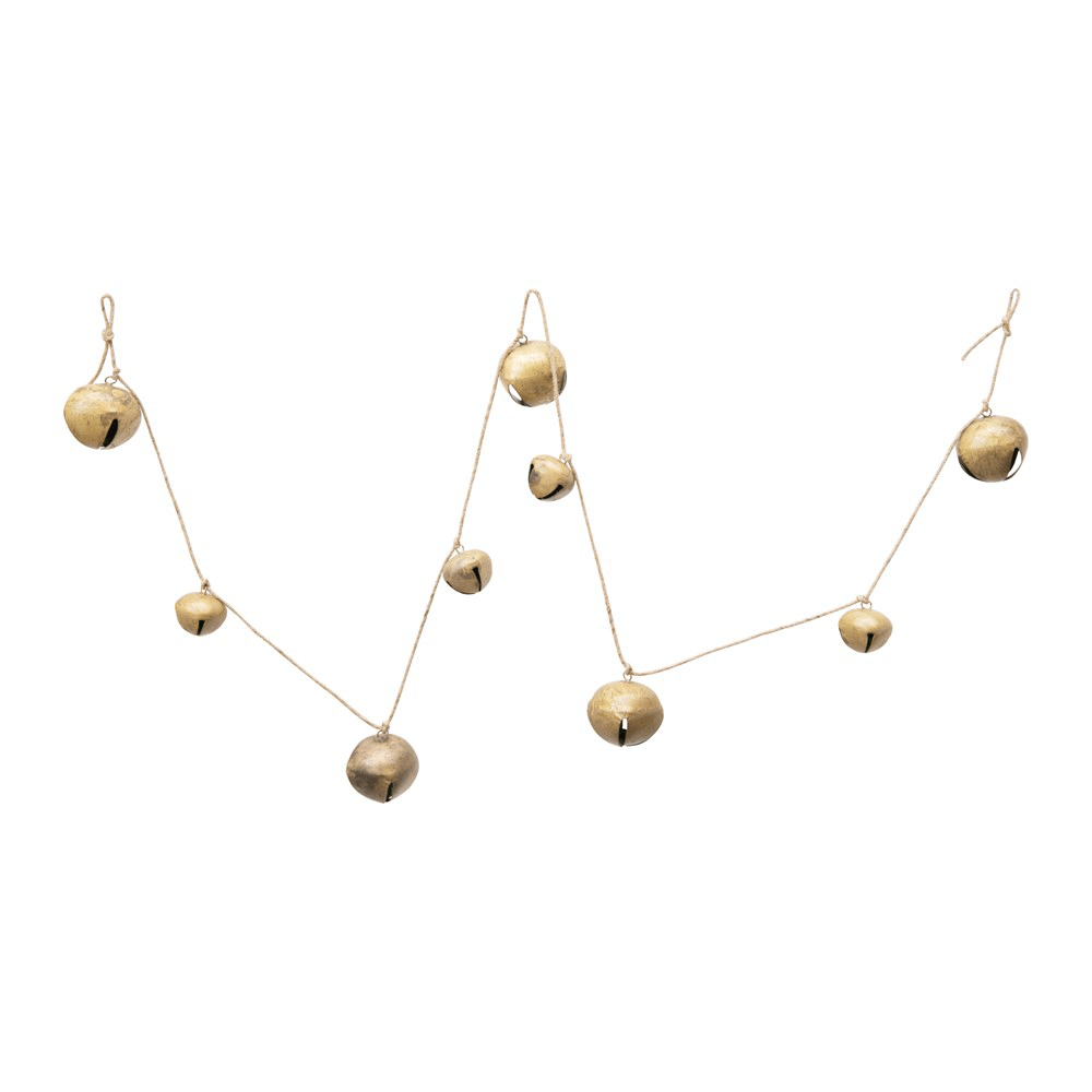 Metal Jingle Bell Garland, Shopsweetluluss