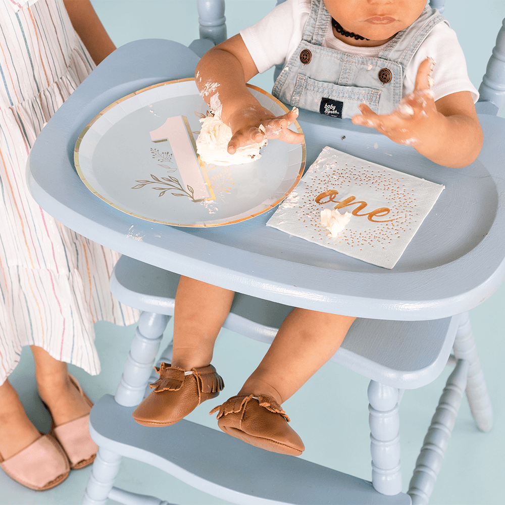 Milestone Blue Onederland Dinner Plates, Shopsweetluluss