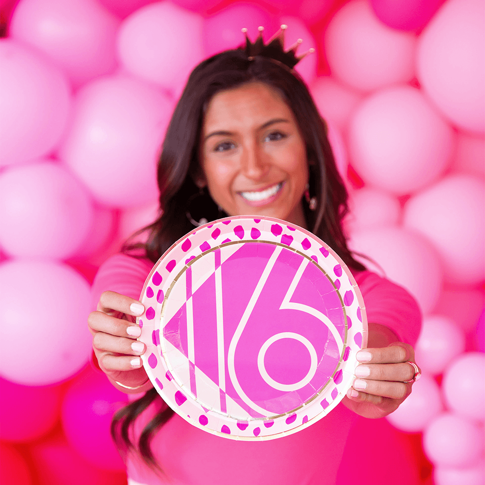 Milestone Sweet 16 Dessert Plates, Shopsweetluluss
