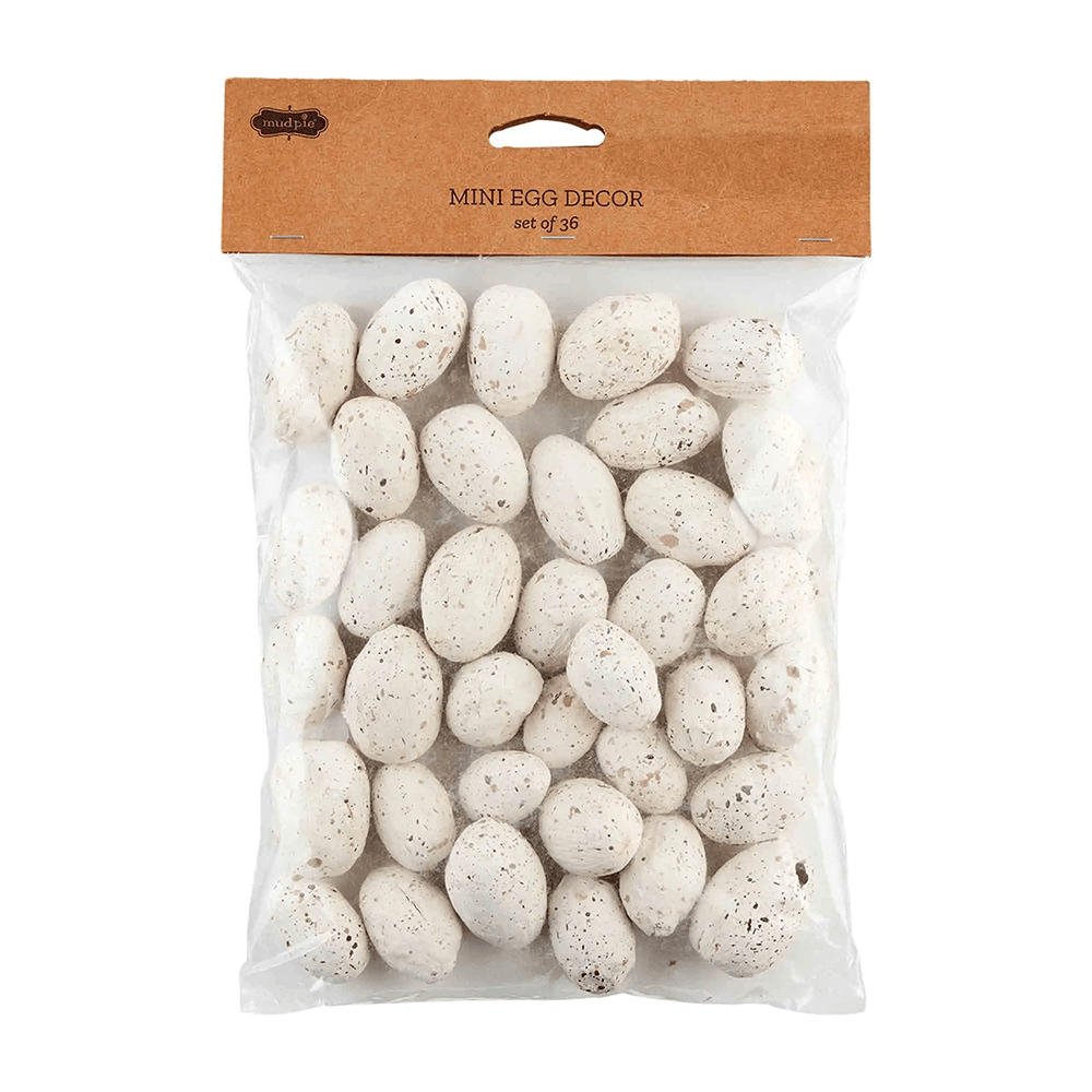 Mini Egg Decor Set - White, Shopsweetluluss